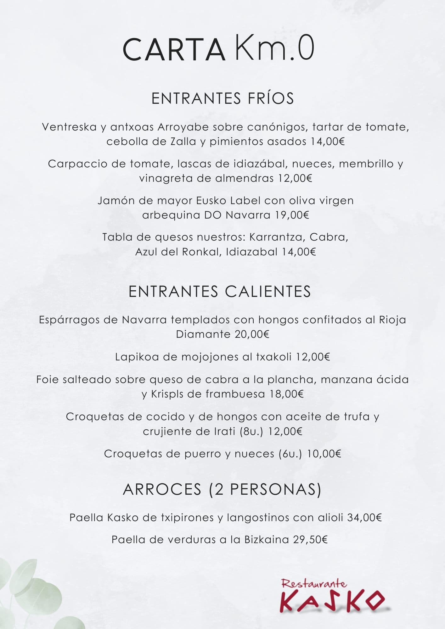 Carta Km 0